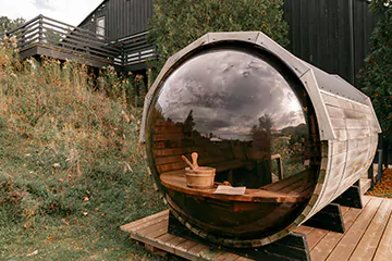 panoramic view sauna in Mississauga, ON